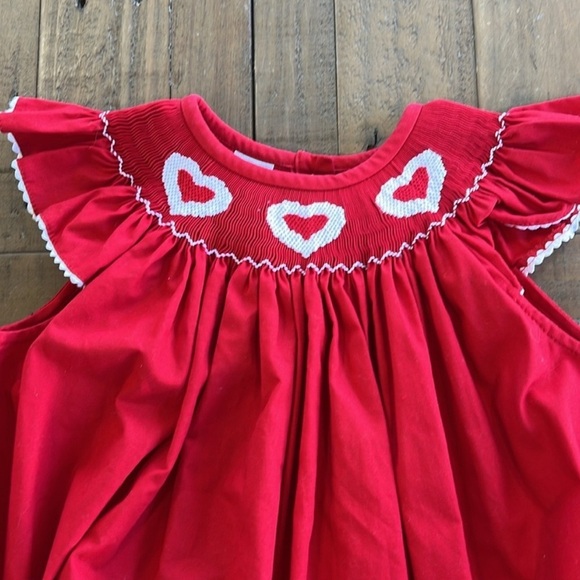 Vive la fete smocked heart bishop dress - Picture 5 of 7